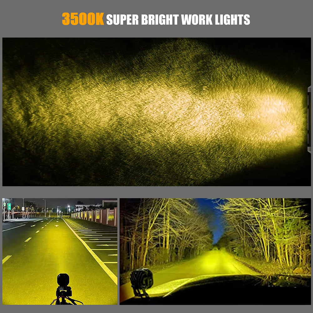 BMPUG amber LED light for trucks, SUVs, and ATVs