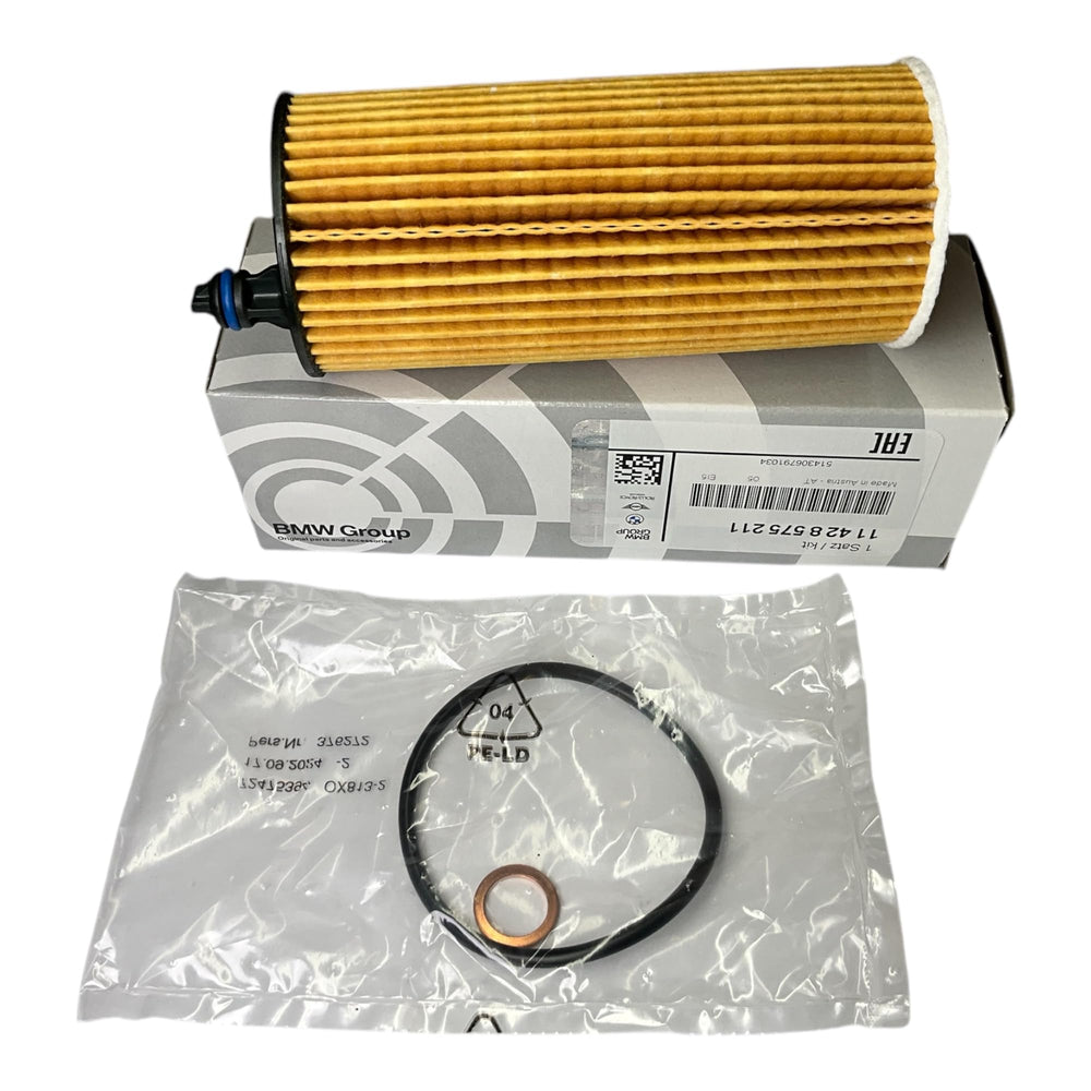 BMW 11428575211 oil filter element set for OEM fit and reliable engine filtration