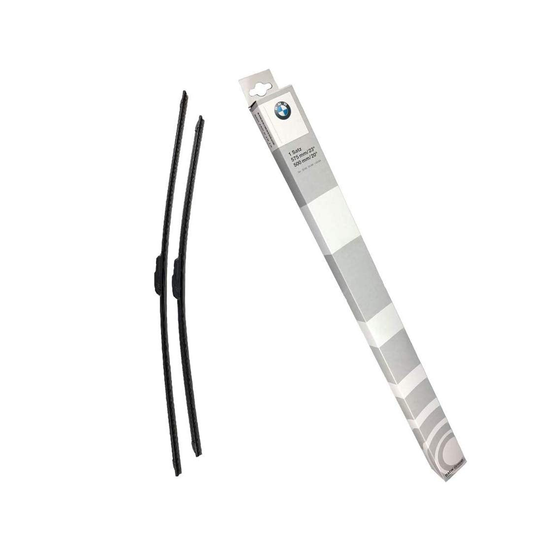 BMW front wiper blade set for G30 and F90 M5 ensures clear visibility in rain