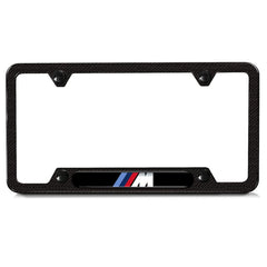 BMW M carbon fiber license plate frame adds authentic M Performance styling with OEM-grade durability