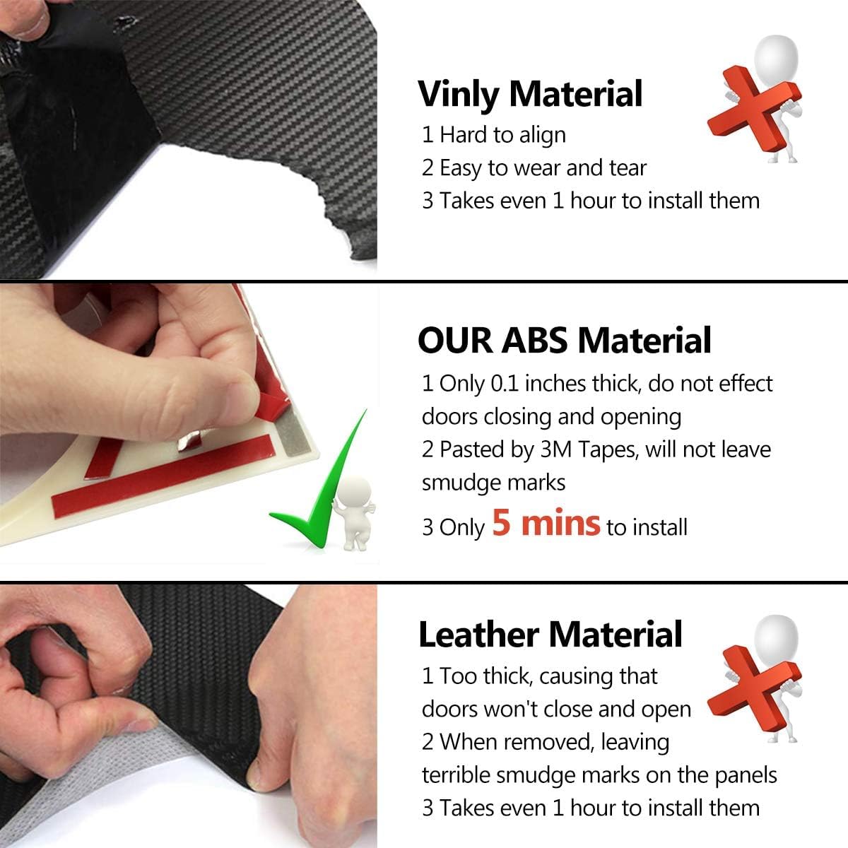 BMZX easy-remove dashboard wrap demonstrates residue-free maintenance for Model 3/Y