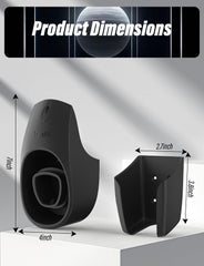 BMZX EV Charger Holder uses ABS material for durable, waterproof garage use.
