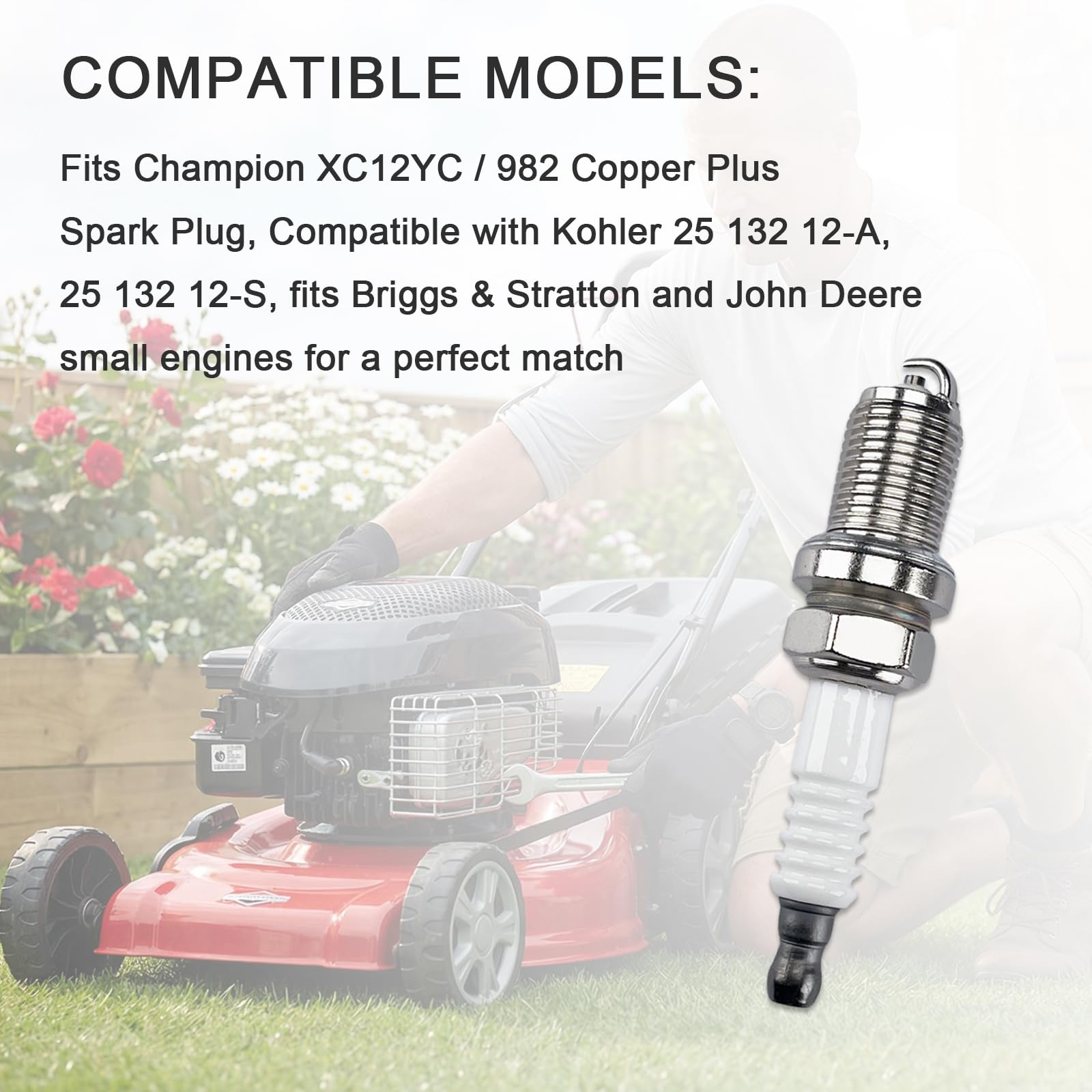 BNWMEPC Briggs & Stratton John Deere compatibility supports mower and generator use.