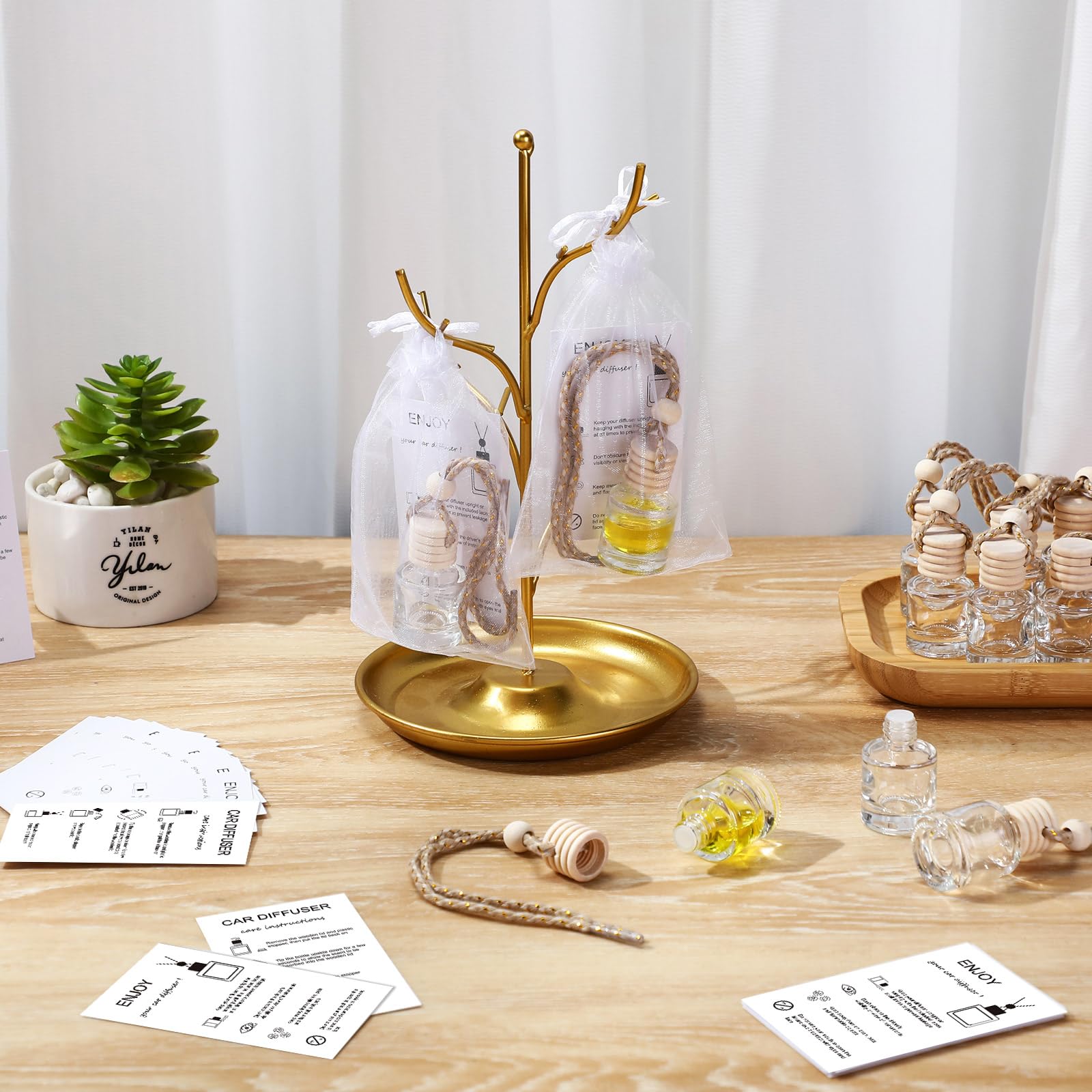 Boao refillable diffuser bottles are empty and ready for your preferred scents.