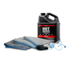 Boat Bling hot sauce to go kit with gallon sprayer targets hard water spots