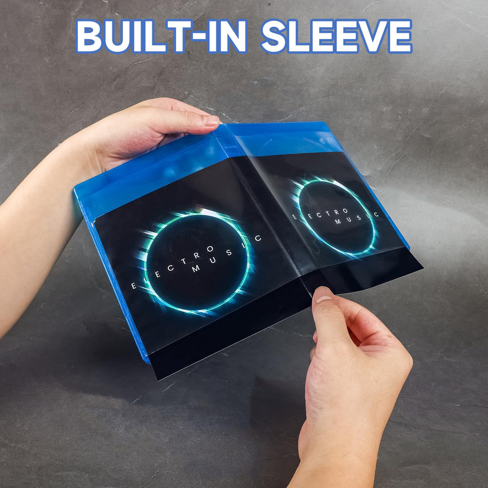 BOATISLE 2-pack holds 16 discs in blue transparent cases for compact, accessible storage.