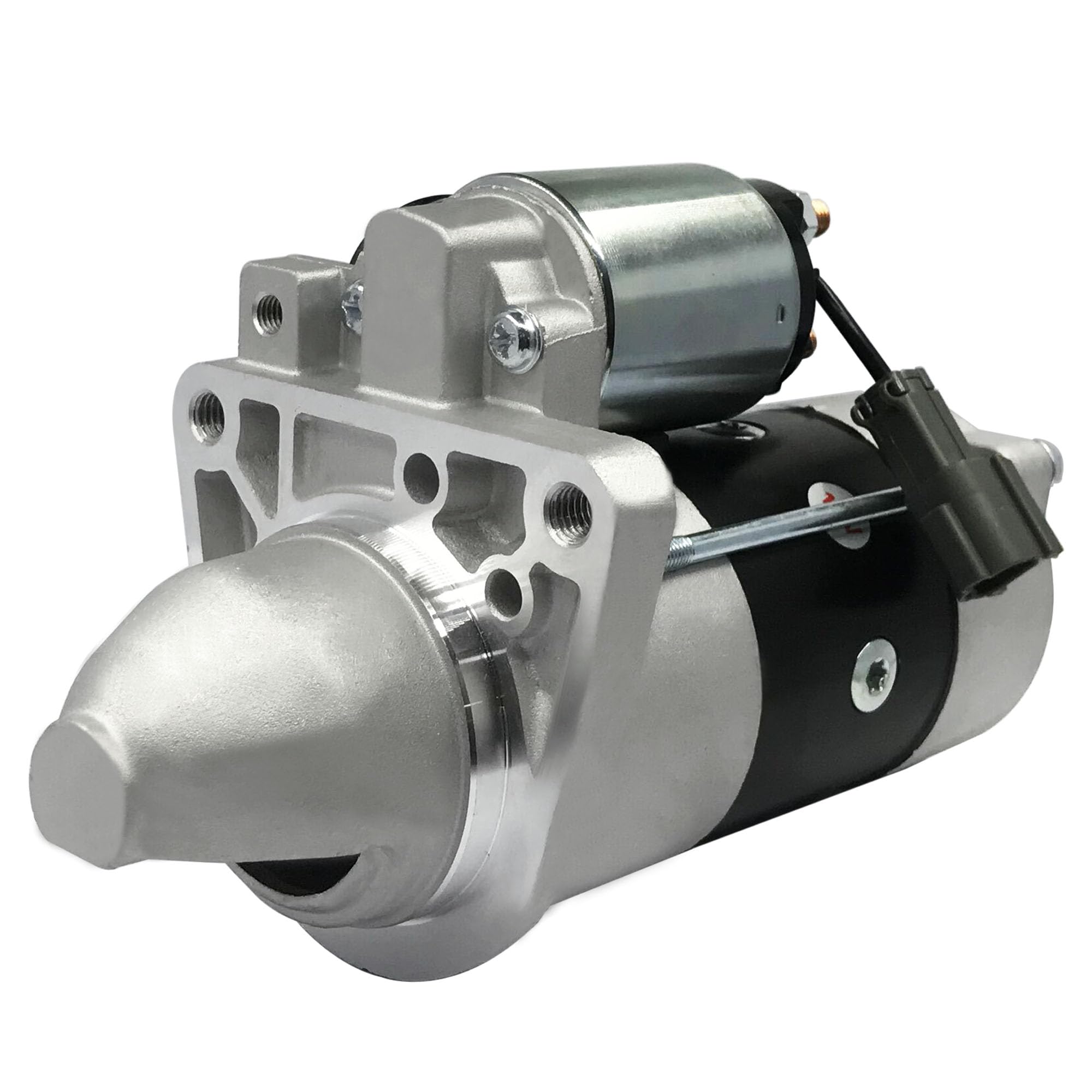 Boatrip 17867 starter motor in the engine bay with OEM fit.