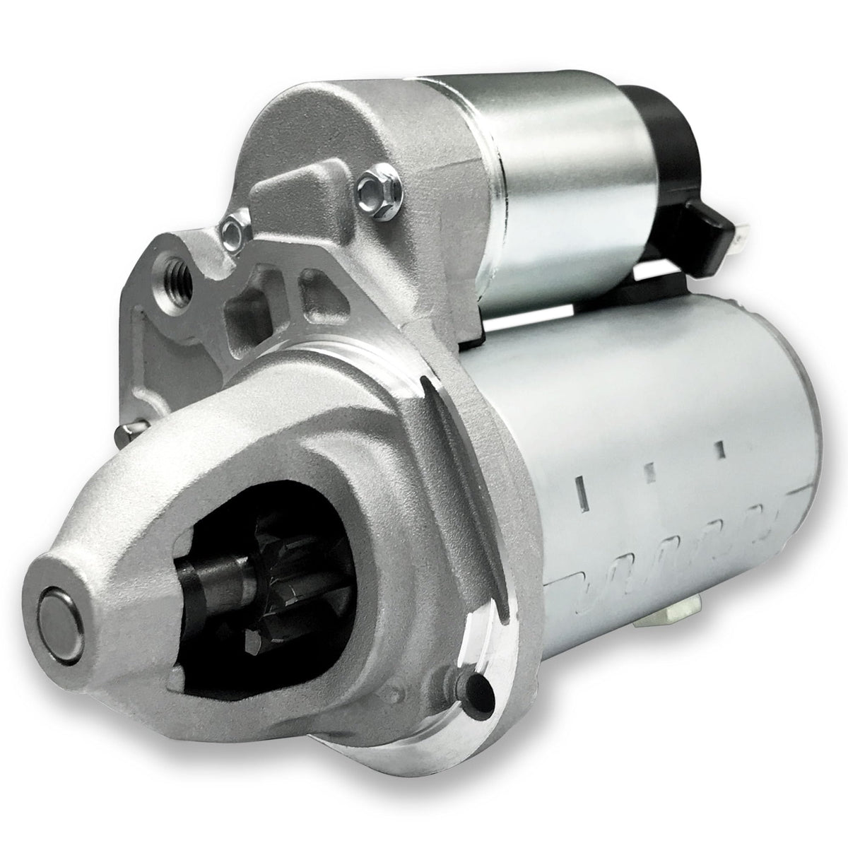 Boatrip 19616 starter front angle shows compact design for easy replacement.