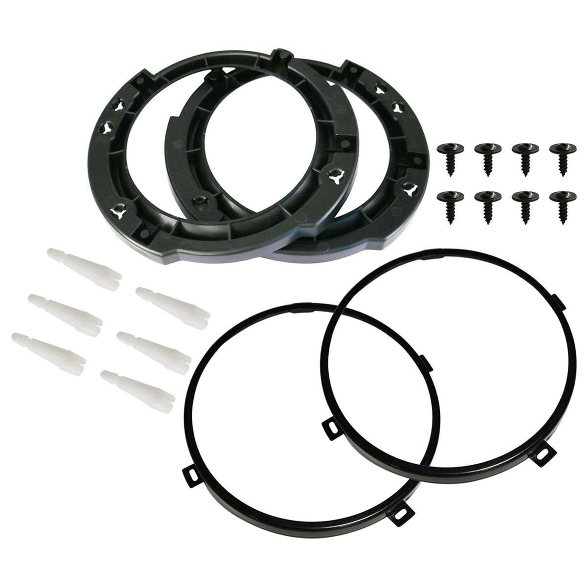 Boatship 7inch round headlight mounting bracket left for Jeep JK, sturdy and secure