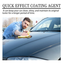BOBOROI Magic Gem spray applied on car door panel for fast protection.