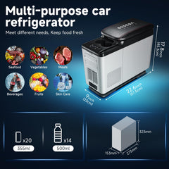 BODEGA 16qt portable fridge camping ready to chill beverages.