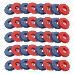 Boeray blue gladhand seals, 20 pieces, color-coded for fast identification.