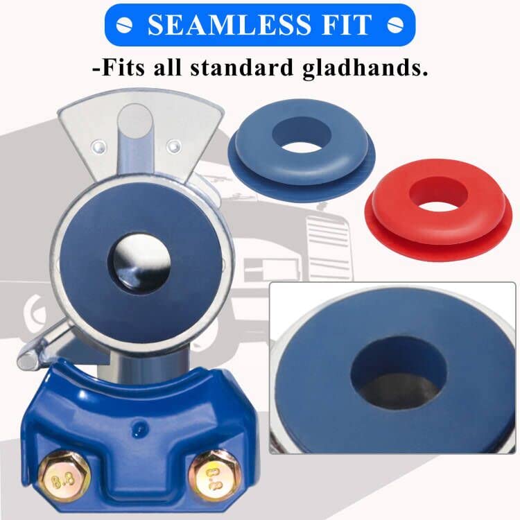 Boeray easy-installation gladhand seals, simple push-in replacement to reduce downtime.
