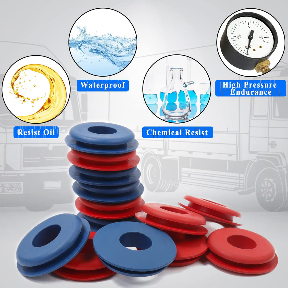 Boeray gladhand seal material close-up, durable rubber construction.