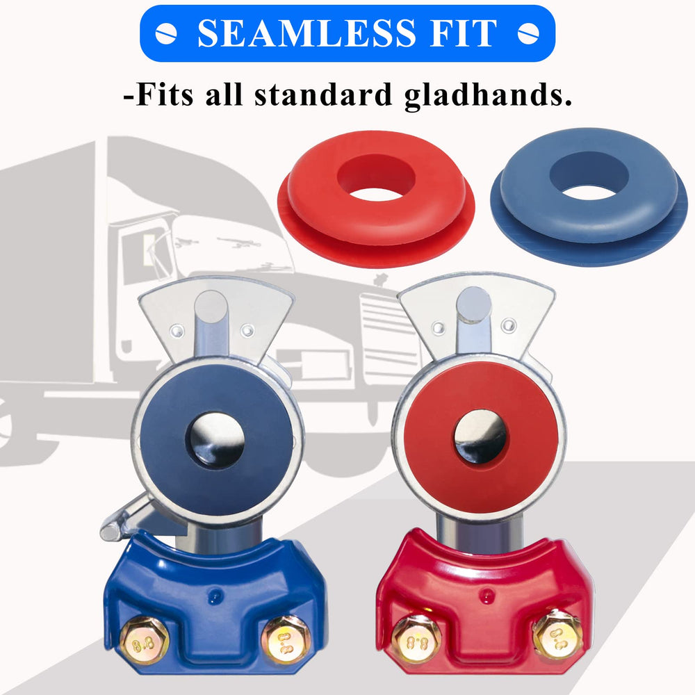 Boeray universal-compatibility gladhand seals, fits most semi truck glad hands.