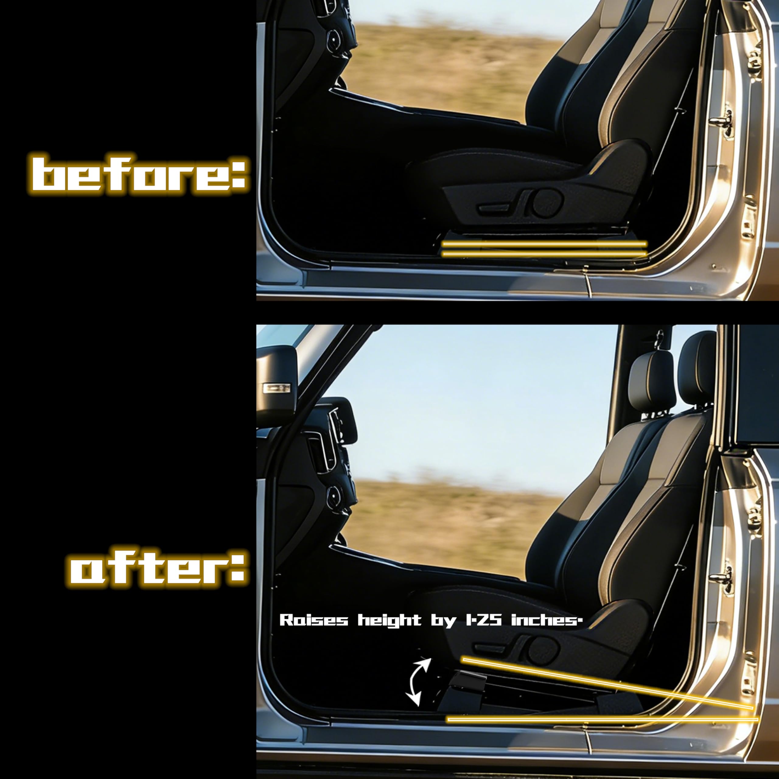 Hardware included ensures straightforward installation with no aftermarket parts