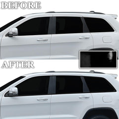 BOGAR TECH DESIGNS chrome-delete finish closeup shows a high-gloss black result.