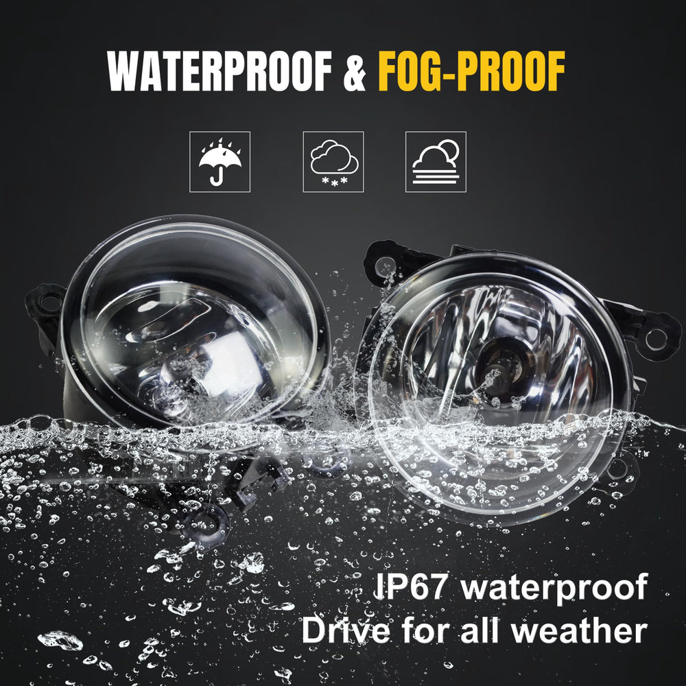 BOGYL fog light waterproof seal protecting internal electronics