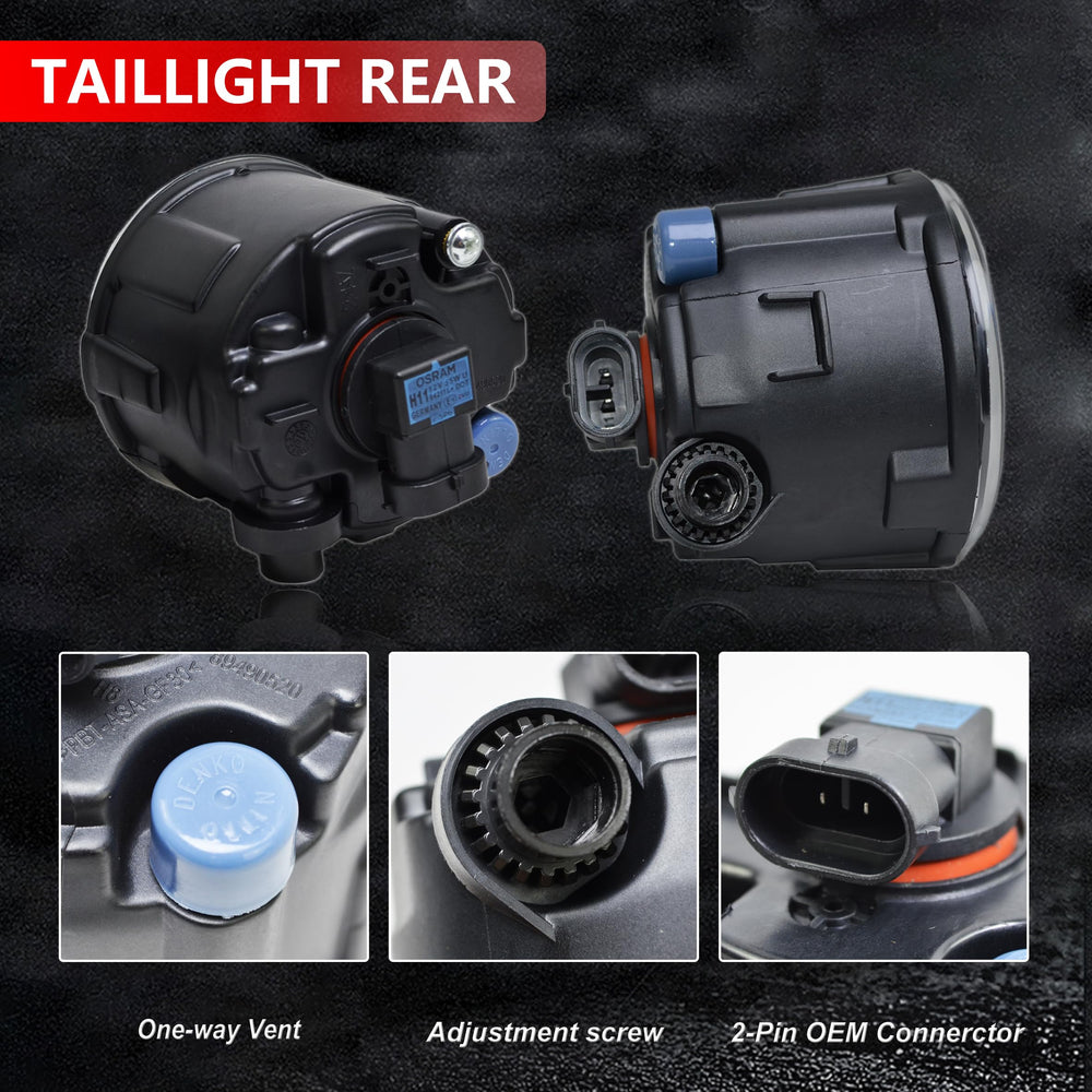 BOGYL fog light with clear lens housing for Infiniti and Nissan models