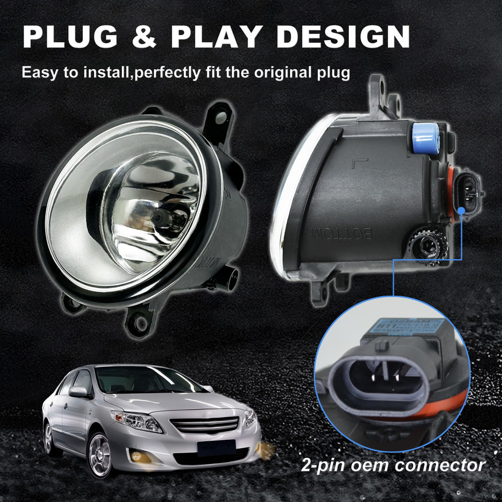 BOGYL fog light glass lens detail highlighting high transmittance