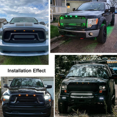 Boigoo waterproof ABS grille light resists rain for clearer front-end illumination