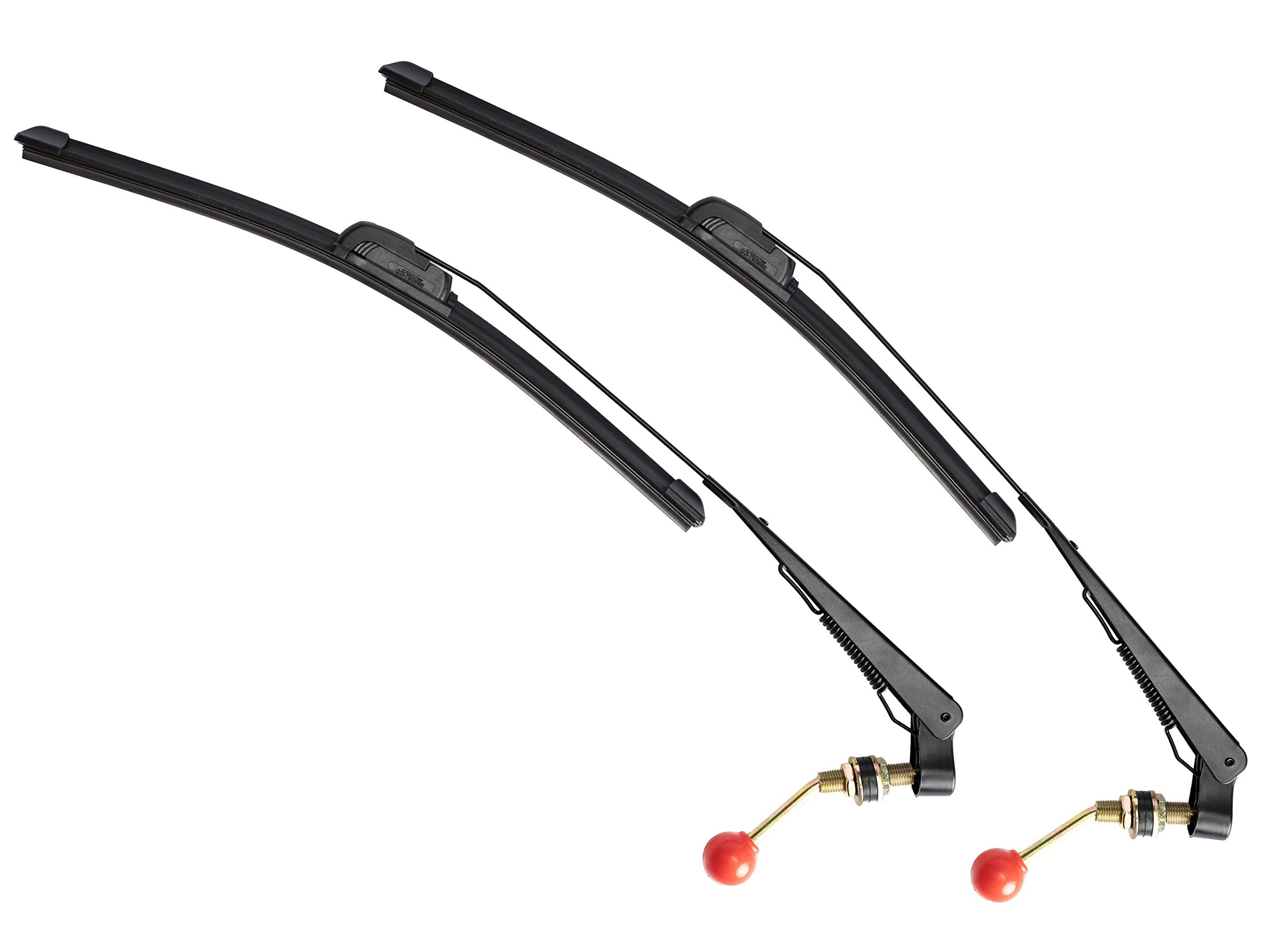 Boine 2-set 15.7-inch windshield wiper blade on a UTV for smooth, quiet wiping.