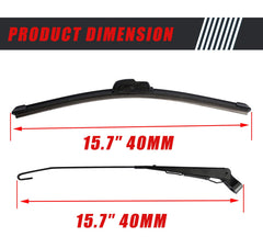 Boine blade features natural rubber coating to reduce noise during wiping.