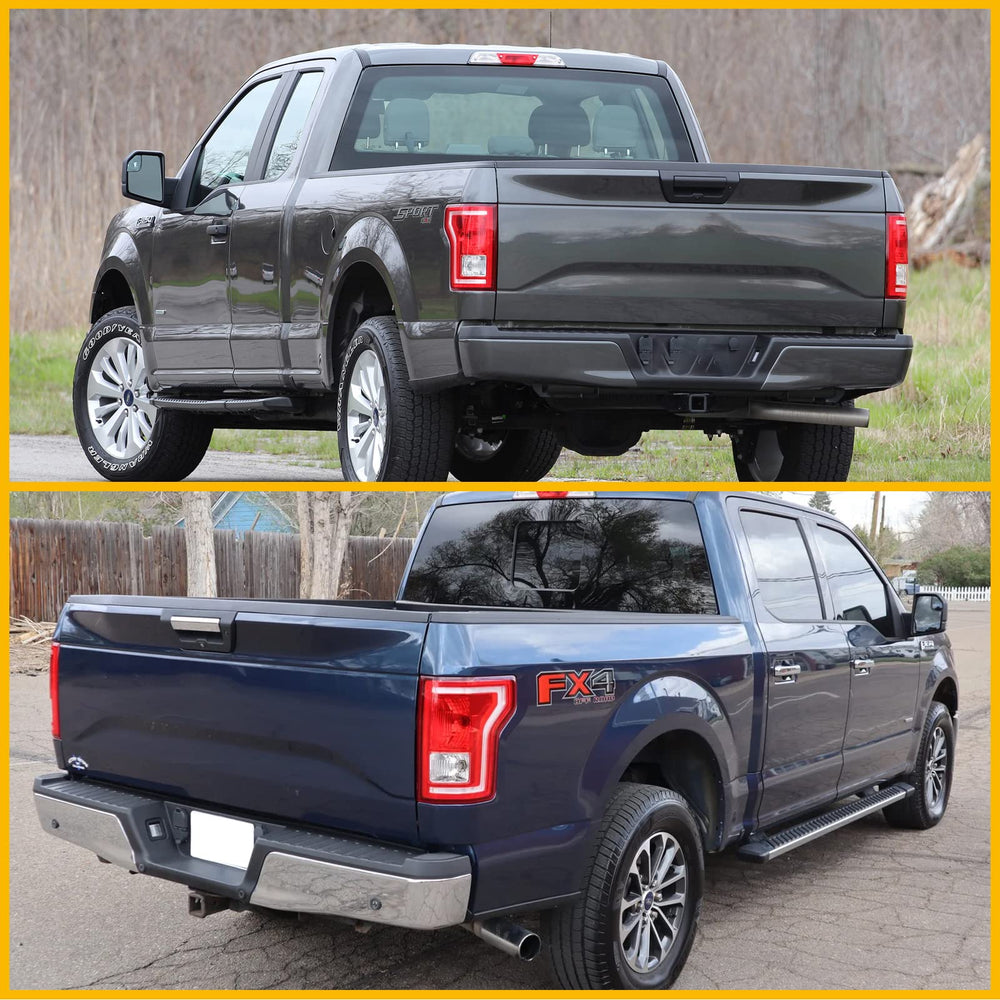 Boine left driver side tail light boosts safety during highway driving.