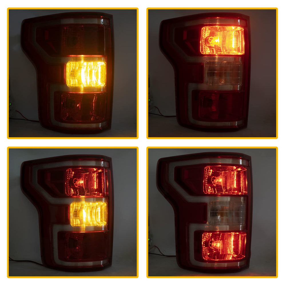 Boine F150 tail light packaging shows secure protection for transit.