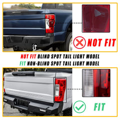 Boine tail light ABS shell closeup emphasizes rugged, sealed construction.
