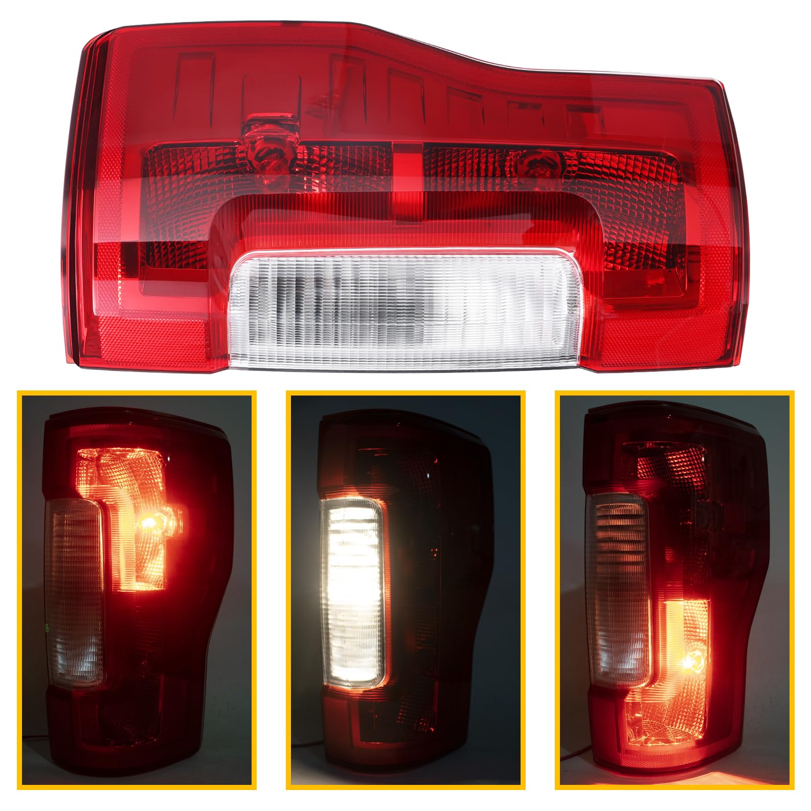 Boine plug-and-play tail light enables quick replacement.