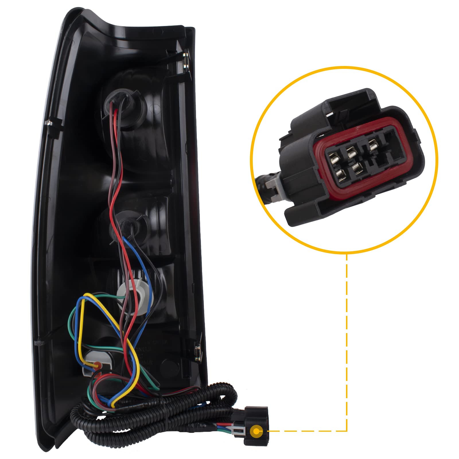 Boine factory style left tail light for Silverado 2003-2006