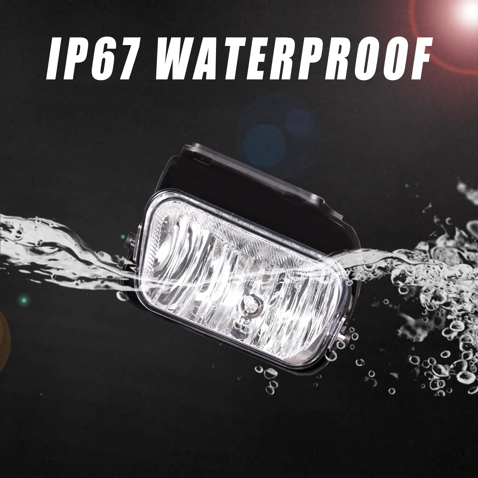 Boine fog lights packaging image highlights ready-to-install kit with clear instructions.