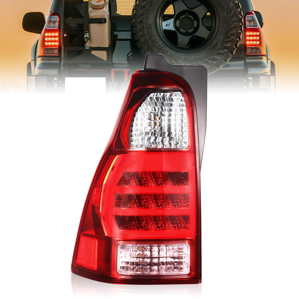 Boine left driver side tail light assembly enhances night visibility for Toyota 4Runner