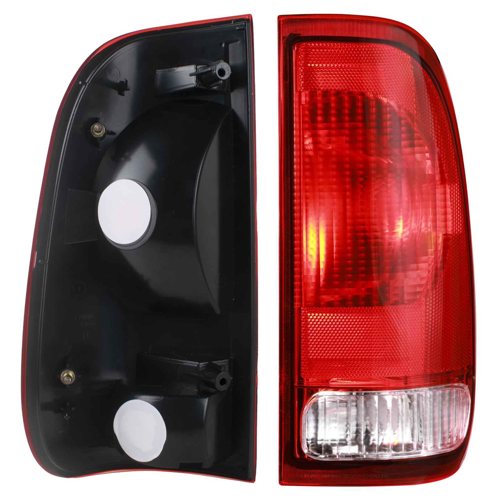 Boine rear brake tail light on the left side improves signaling for safety.