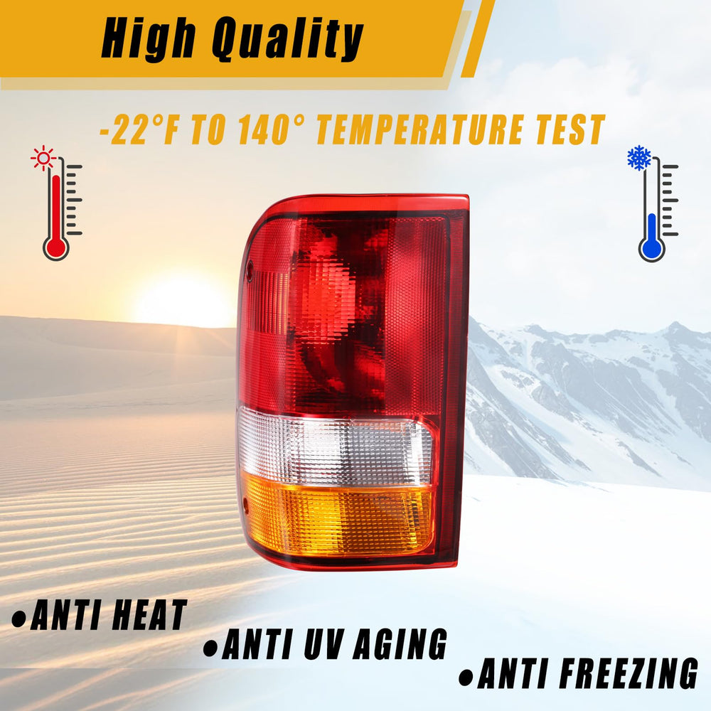 Boine replacement taillight for right passenger side adds reliable fit.