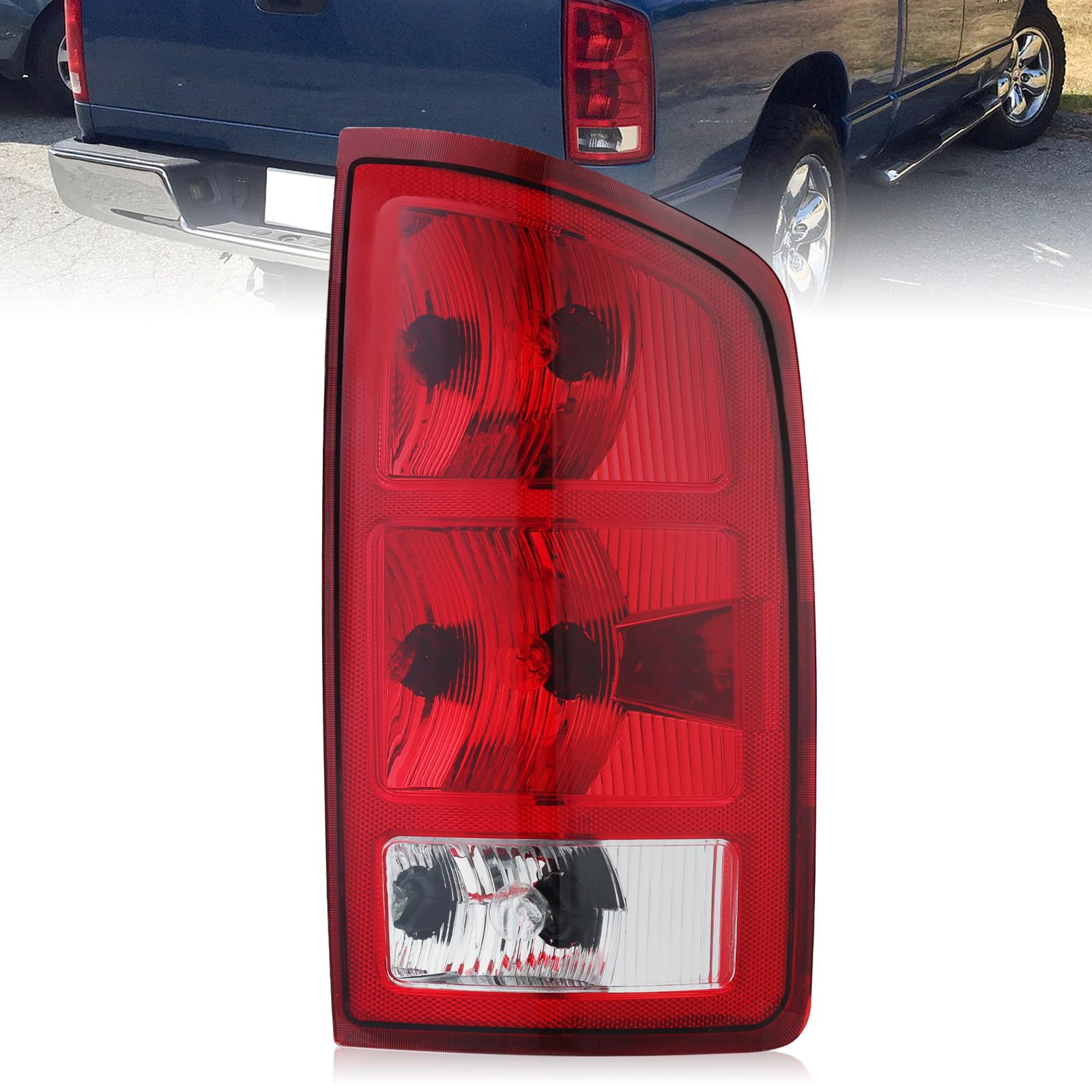 Boine right passenger tail light for Dodge Ram 2002-2006 improves night visibility