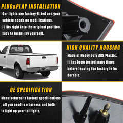 Boine right passenger tail light installed on Ford F-150 demonstrates plug-and-play compatibility.