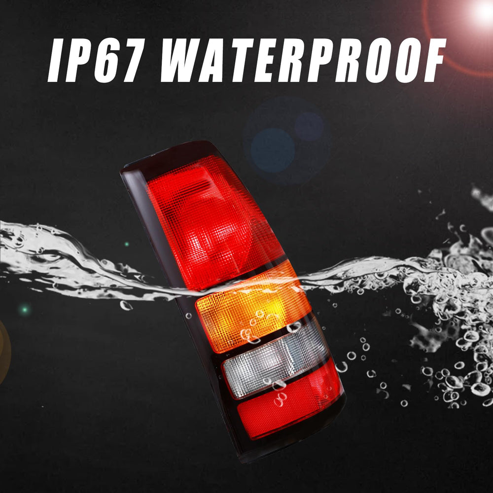 Boine ABS plastic tail light construction for durability