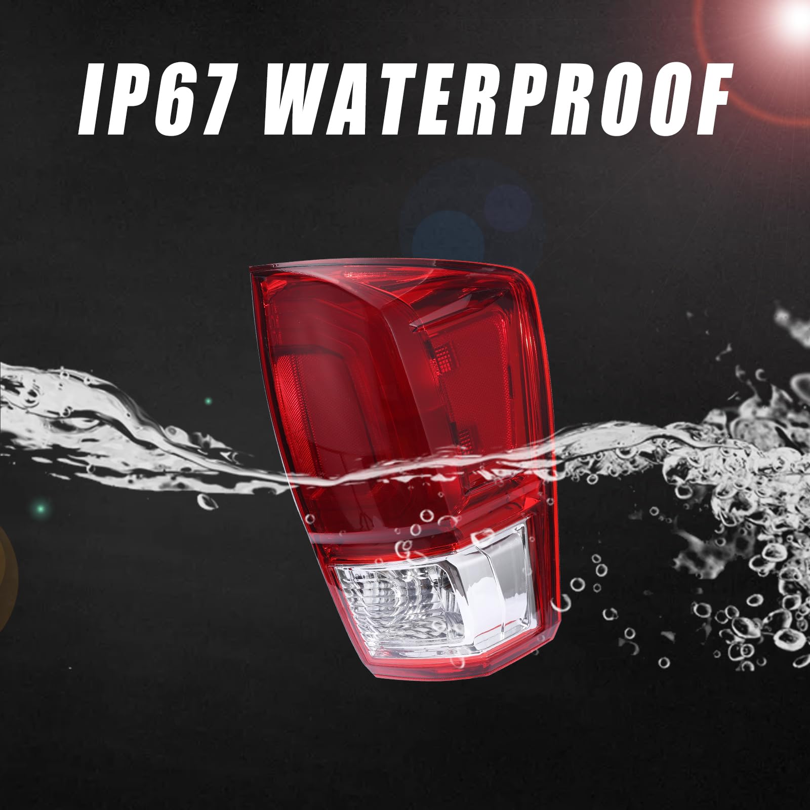 Boine tail light with high-quality ABS ensures long-term daily use.