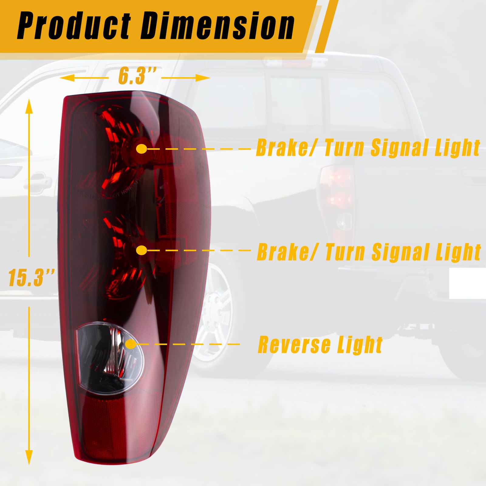 Boine tail light for Chevrolet Colorado driver side improves signal clarity