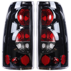 Boine tail light for Chevy Silverado driver side with clear lens boosts night visibility.