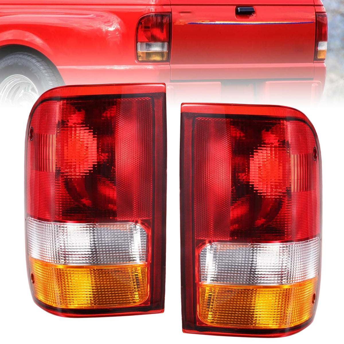 Boine driver-side tail light for Ford Ranger 1993-1997, enhances night visibility.