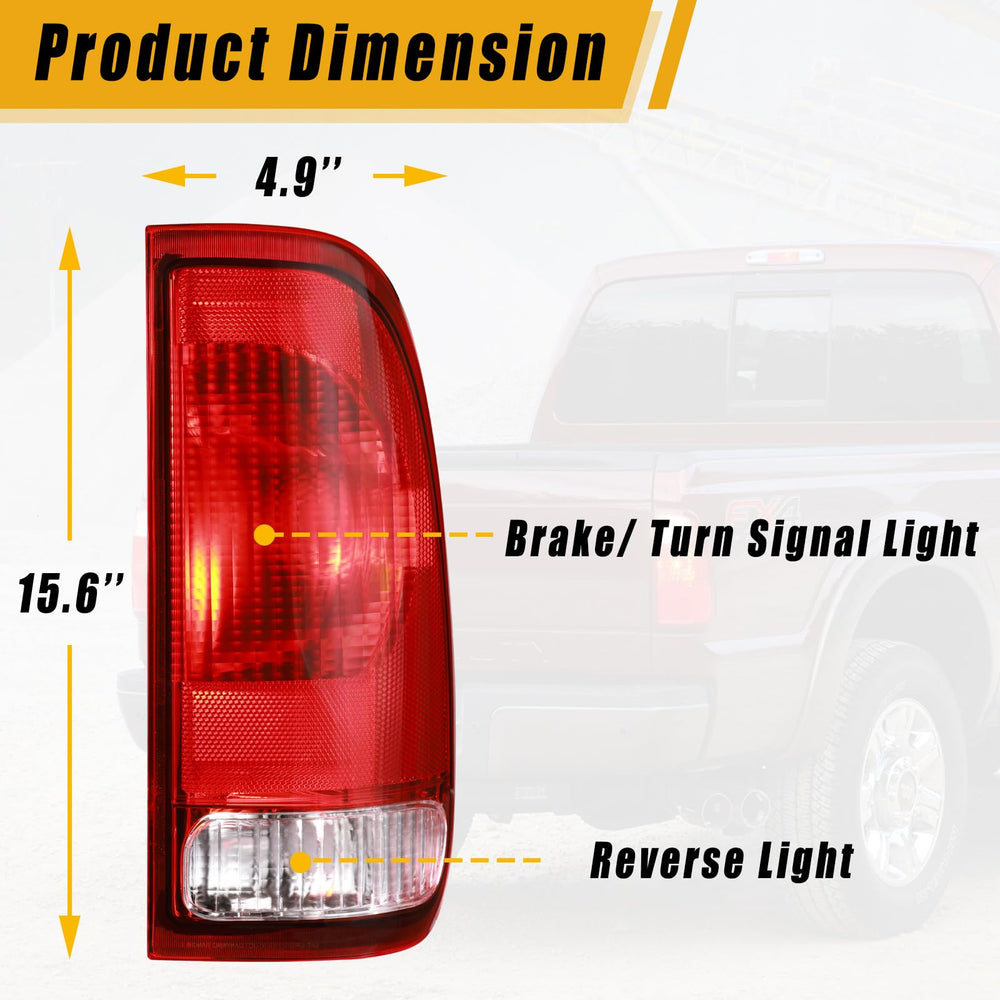 Boine tail light for Super Duty rear brake lamp ensures clear signaling.
