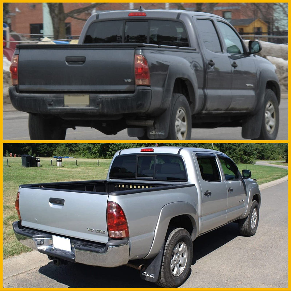 Boine tail light fitment closeup confirms factory-like mounting on Tacoma.