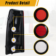 Boine tail light housing close-up highlighting ABS plastic construction