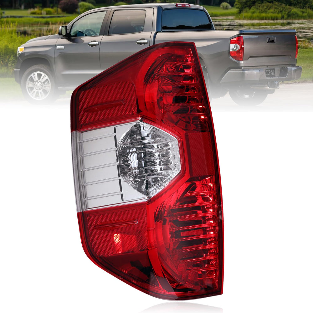 Boine tail light left driver side close-up showing durable ABS housing.