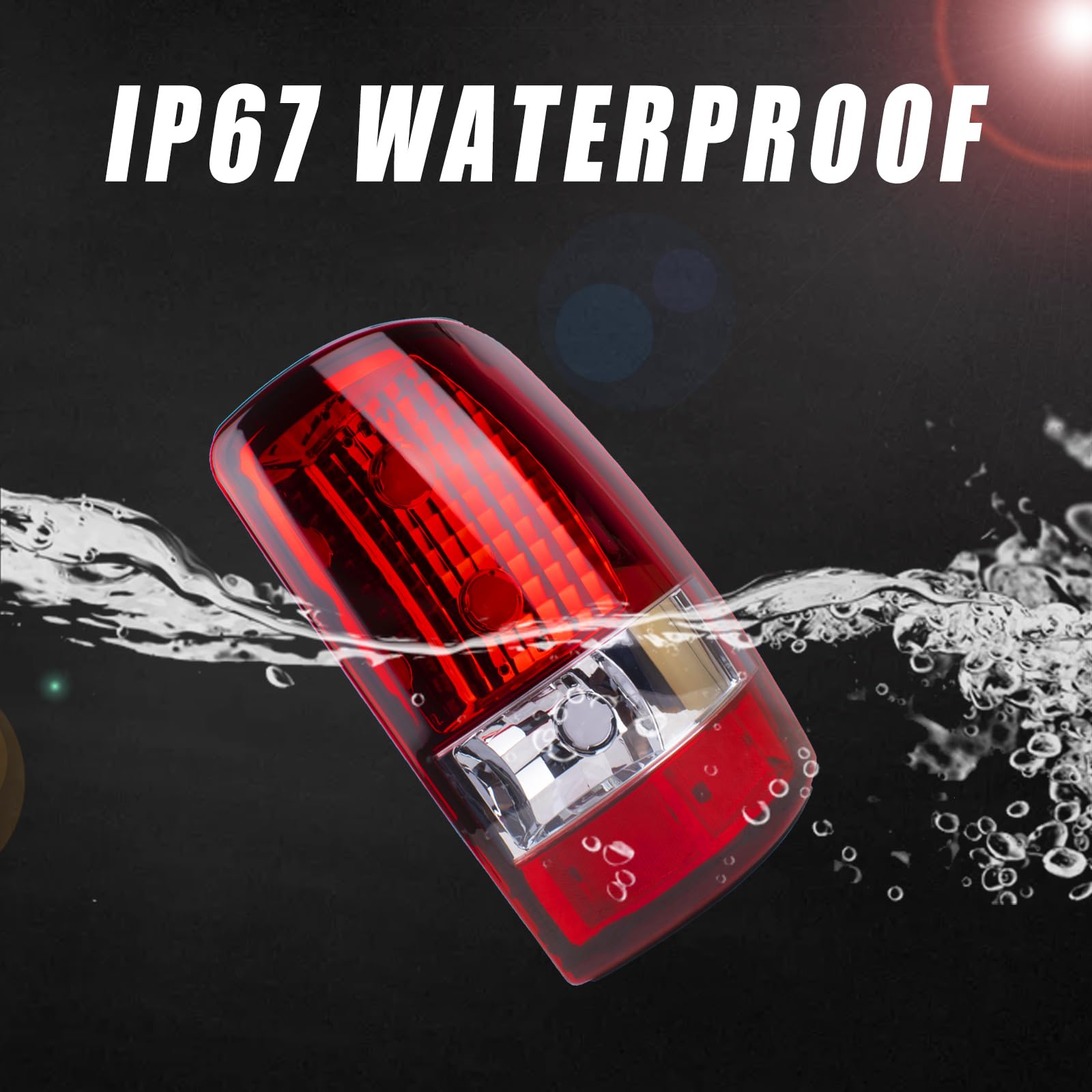 Boine tail light left side for Yukon boosts rear signaling on the road.