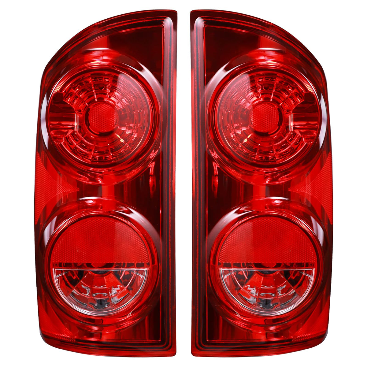 Boine right taillight for Dodge Ram 2007-2009 with red lens for visibility.