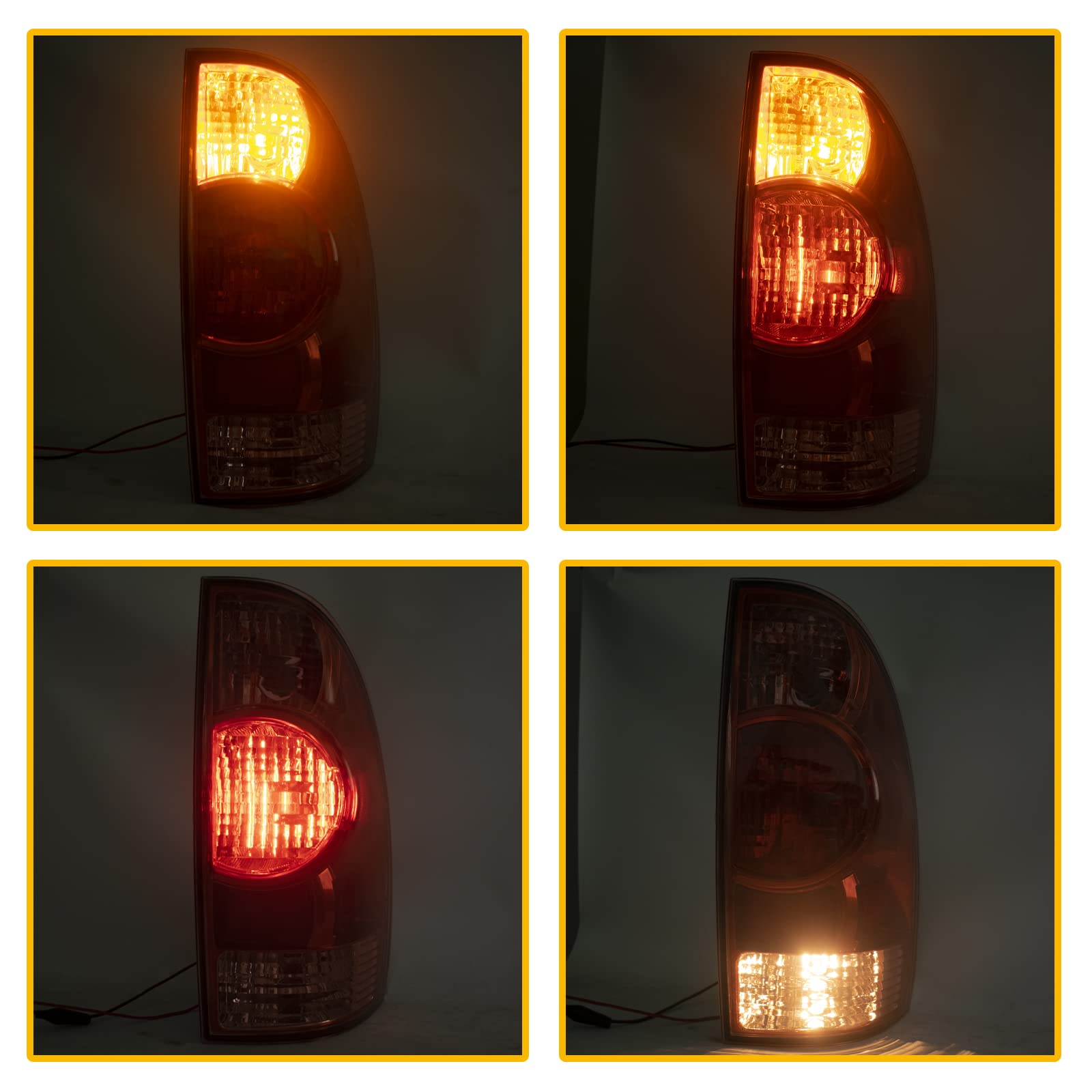 Boine tail light illuminated on vehicle enhances nighttime visibility for safer driving.